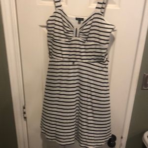 Lily Rose Dresses - Grey and navy striped dress Lily Rose Dresses - Grey and navy striped dress